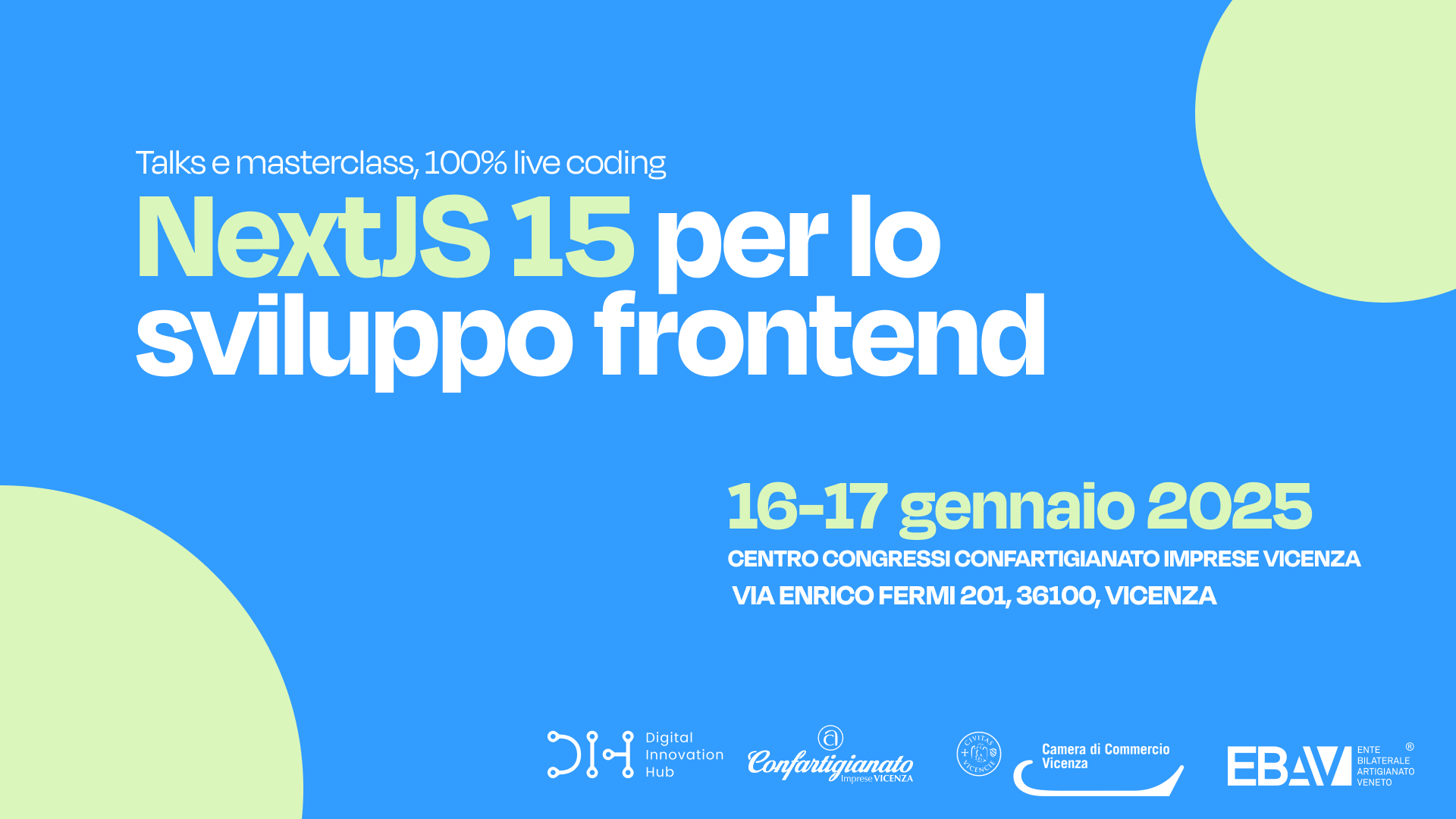 NextJS e React: due giornate dedicate allo sviluppo frontend